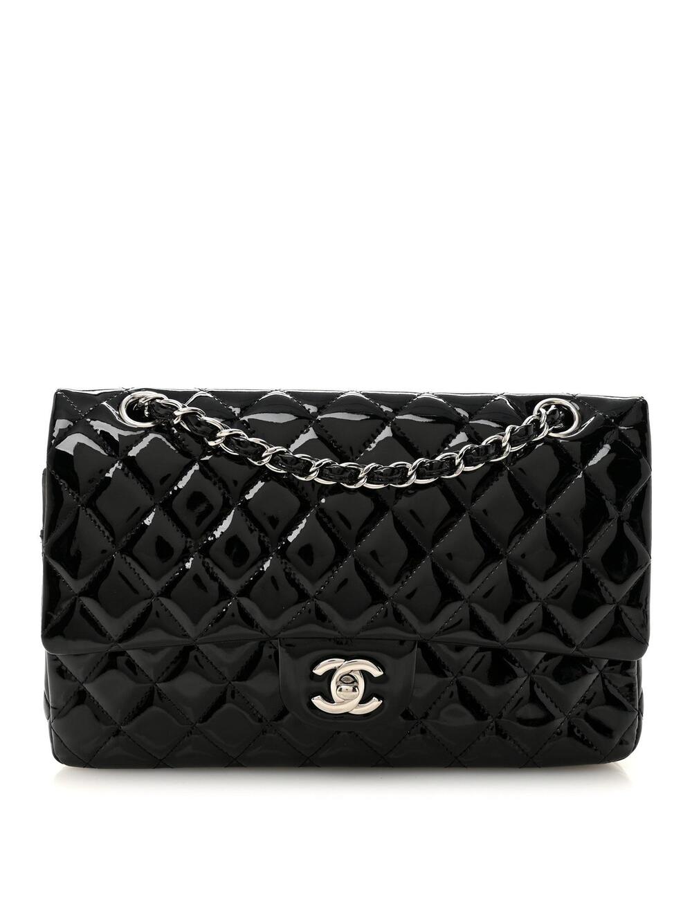 Chanel Patent Quilted Medium Double #263464C48B